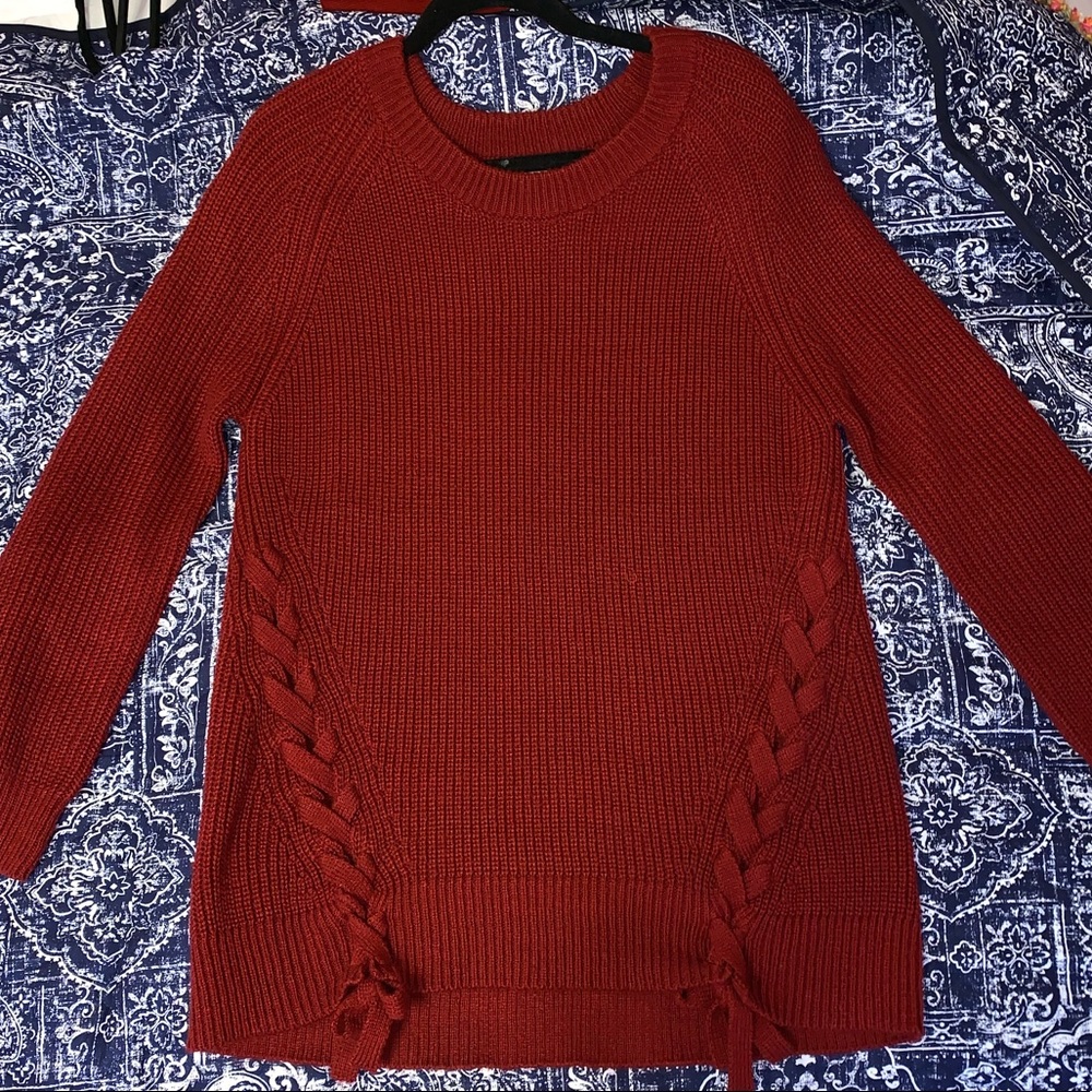 Oversize sweater/tunic. Burgundy